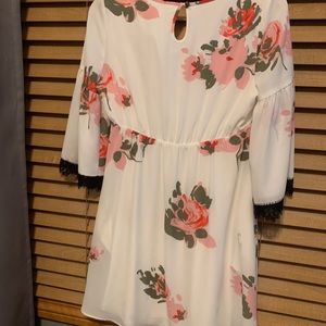 NWT white floral dress
